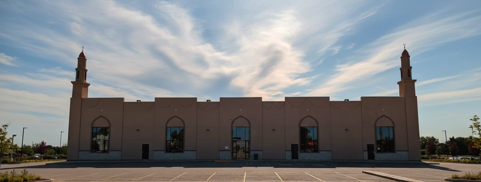 Exterior view of Akram Jomaa Islamic Centre Calgary building